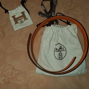 New Unworn Hermes Belt Sz 32